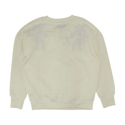 Ivory Solid Sweatshirt Pullover