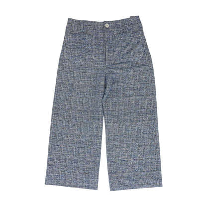 Blue Striped Regular Pants