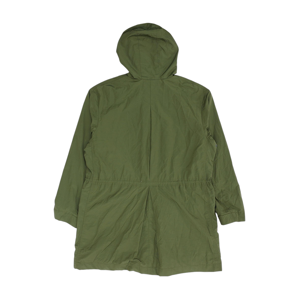 Green Solid Rain Jacket