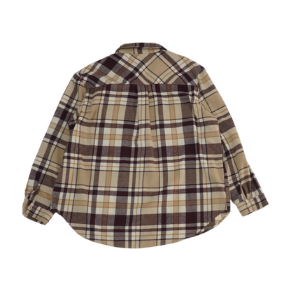 Multi Plus Size Plaid Flannel Button Down