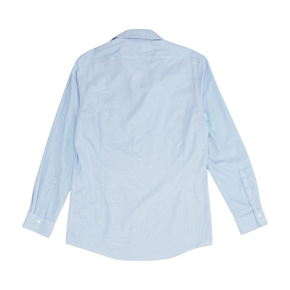 Blue Check Long Sleeve Button Down