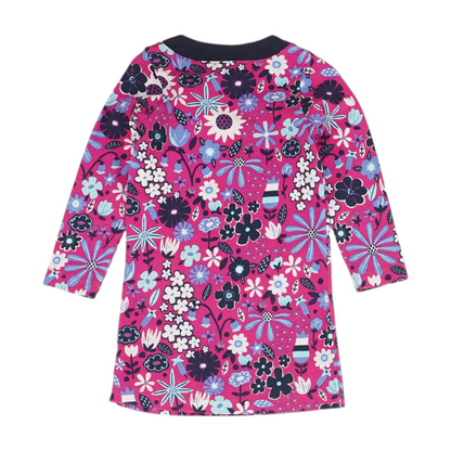 Magenta Floral Dress