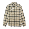 Tan Plaid Flannel Button Down