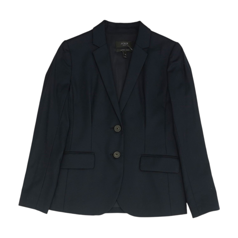 Navy Petite Solid Blazer