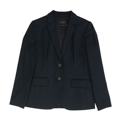 Navy Petite Solid Blazer