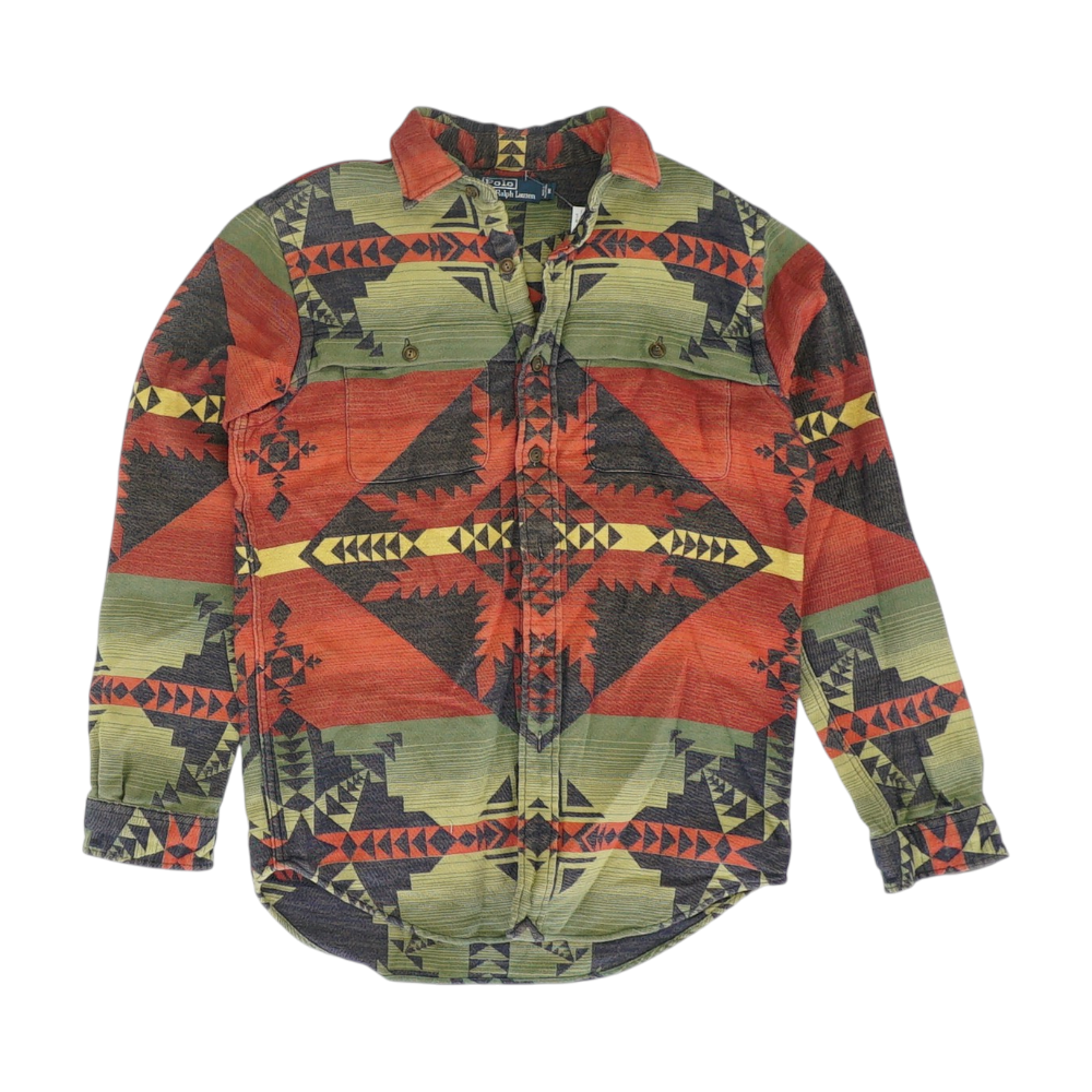 Multi Graphic Flannel Button Down