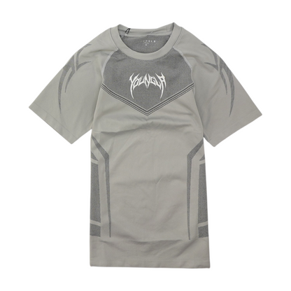 Gray Solid Active T-Shirt
