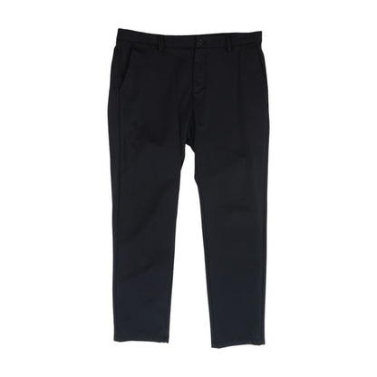 Black Solid Dress Pants