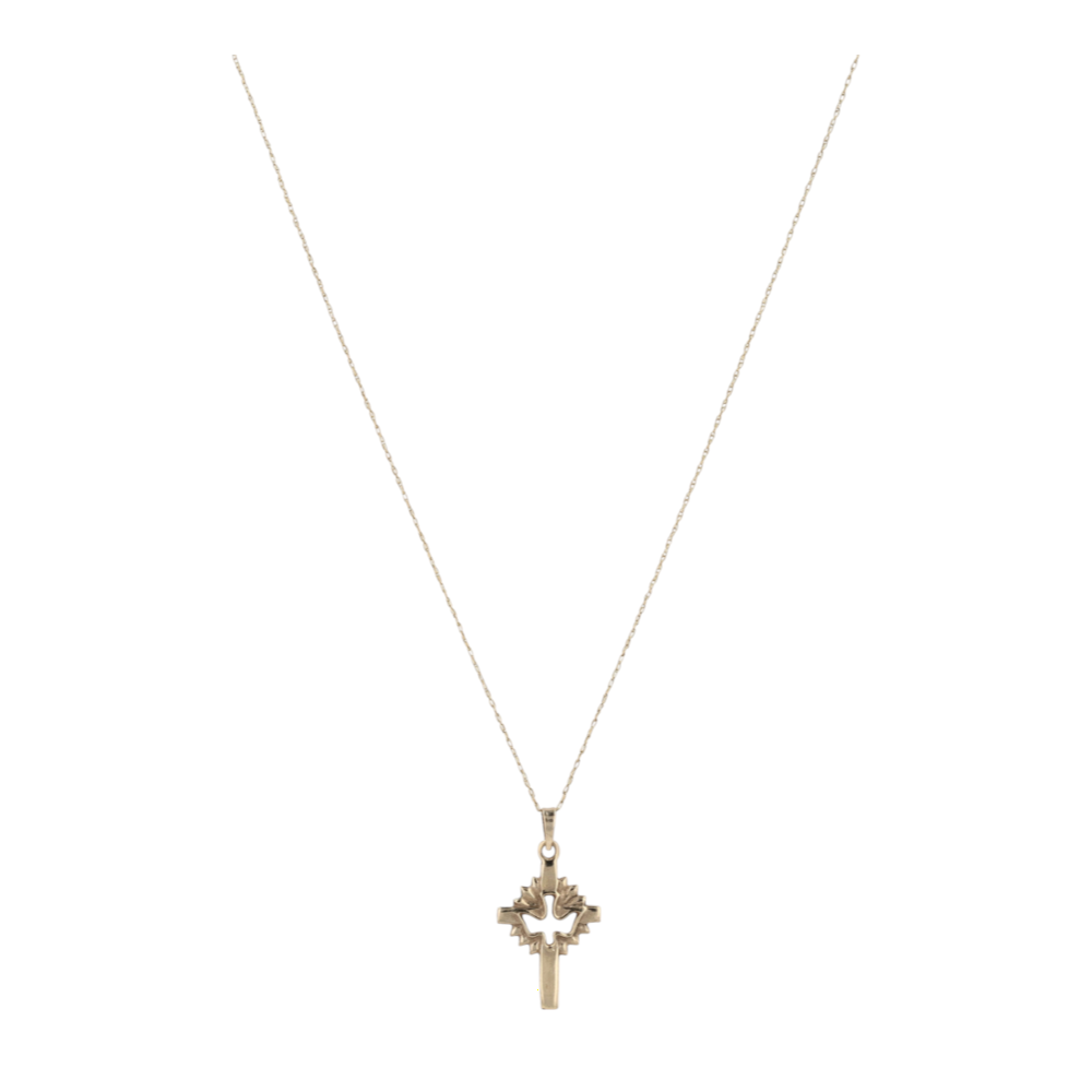 10K Yellow Gold Pendant Necklace