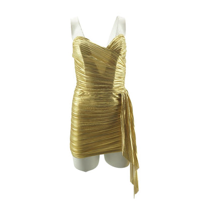 Gold Mini Dress