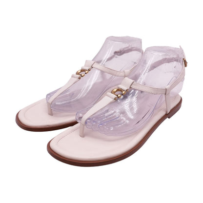 Ivory Flat Sandals