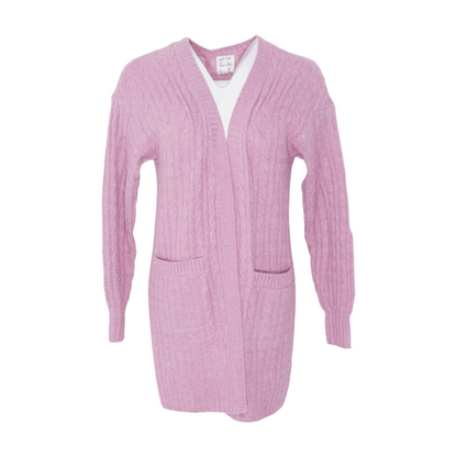 Pink Cardigan Sweater