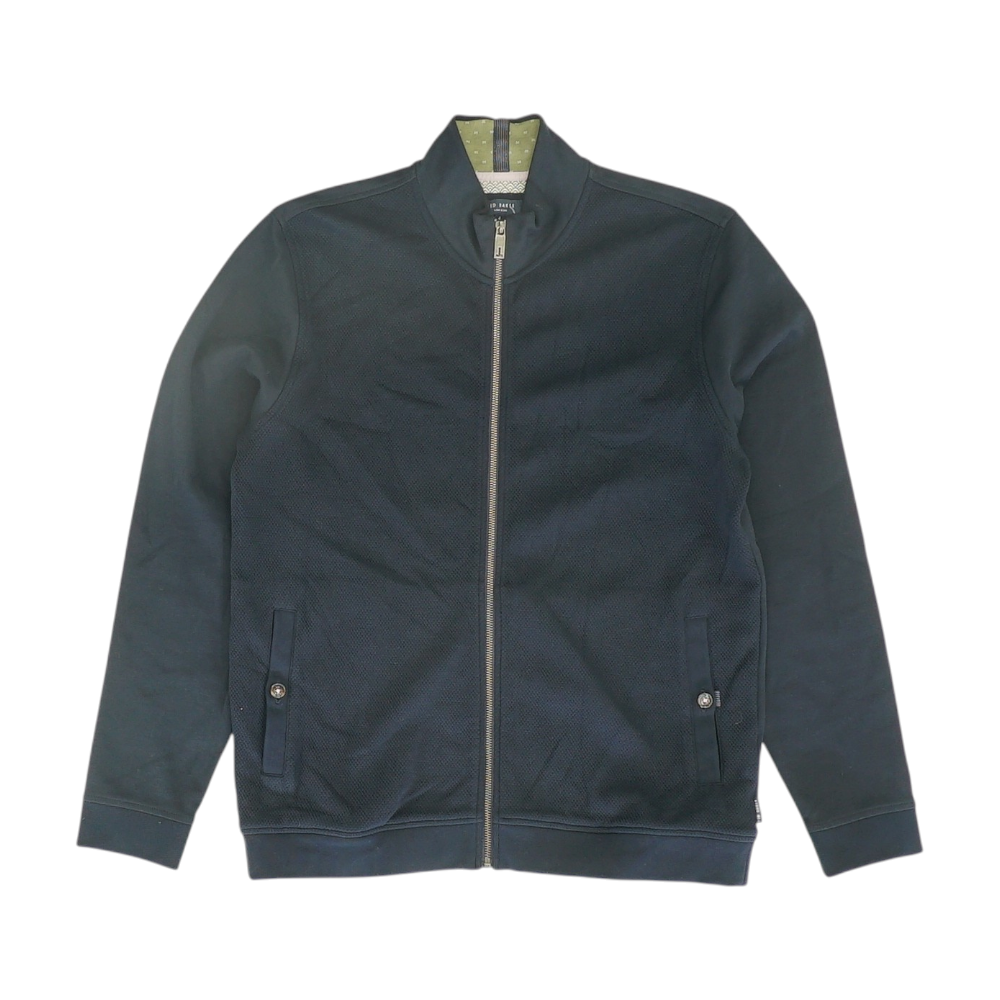 Ted Baker Navy Solid Jacket – Image 1
