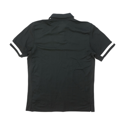 Black Colombia Solid Short Sleeve Polo