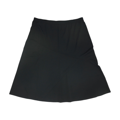 Black Plus Midi Skirt