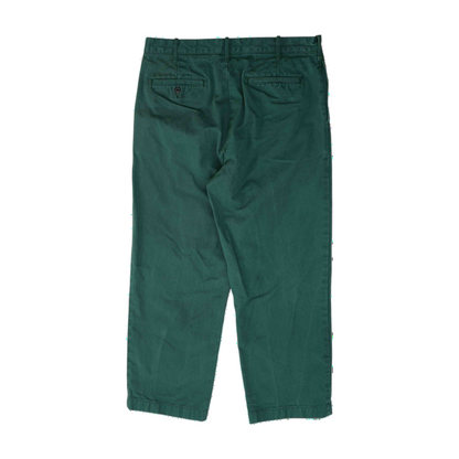 Green Straight Pants