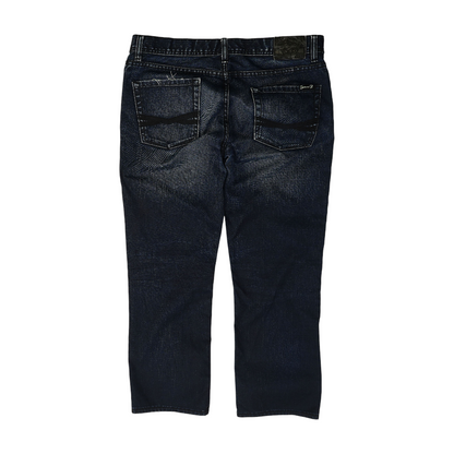 Navy Straight Jeans