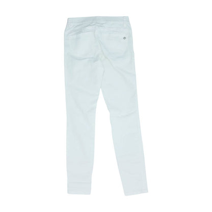 White High Rise Skinny Leg Jeans