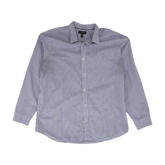 Purple Check Long Sleeve Button Down