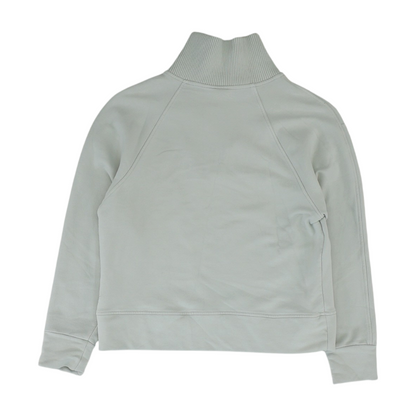 Green Solid 1/4 Zip Pullover