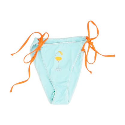 Blue Graphic Swim Bottom