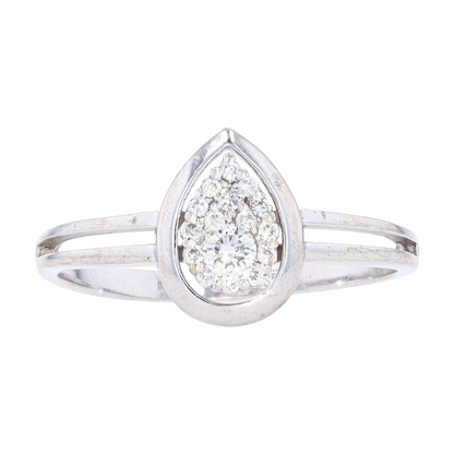 1/10 ctw 14K White Gold Diamond Fashion Ring