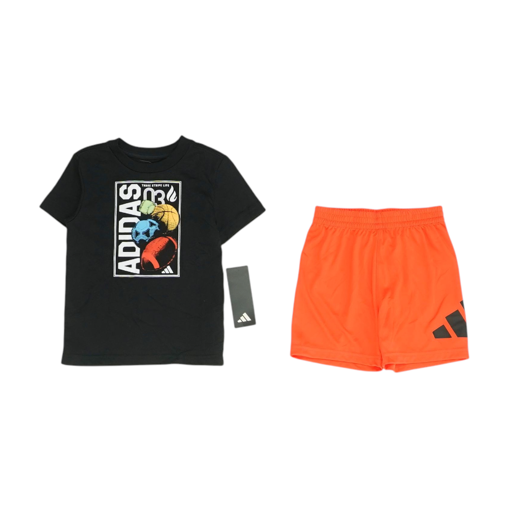 Black Short Sleeve Set