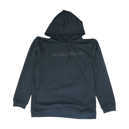 Black Solid Hoodie Pullover