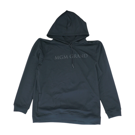 Black Solid Hoodie Pullover