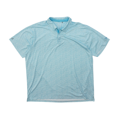 Yellow Floral Short Sleeve Polo