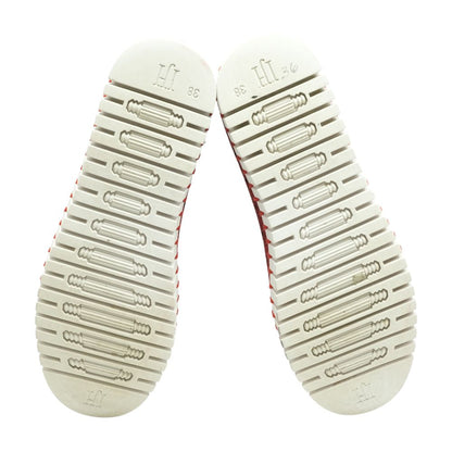 Red Boat Shoe Flats