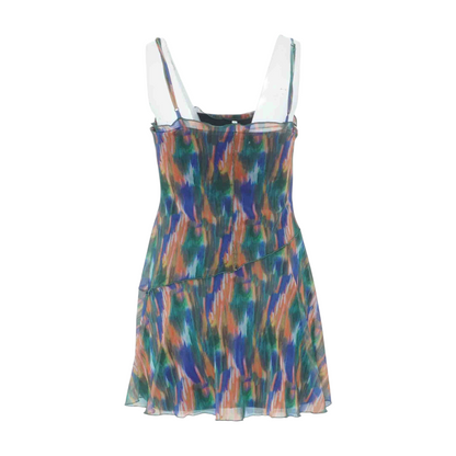 Multi Abstract Mini Dress