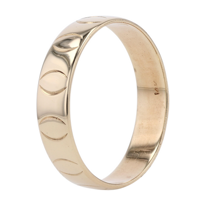 14K Yellow Gold Band