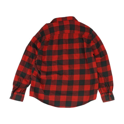 Red Plaid Flannel Button Down