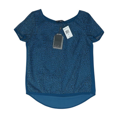 Blue Graphic Blouse