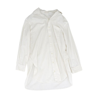 Ivory Solid Long Sleeve Button Down
