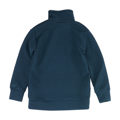 Teal Solid Sweatshirt Pullover