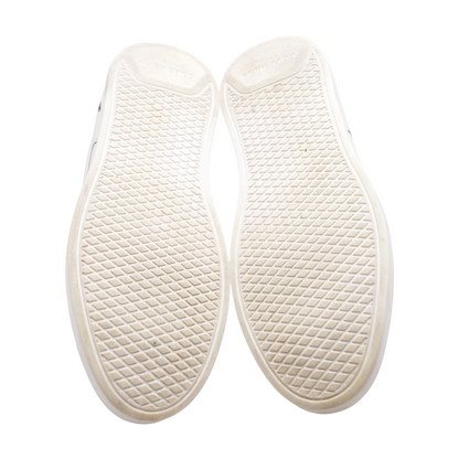 White Low-Top Athletic Shoes