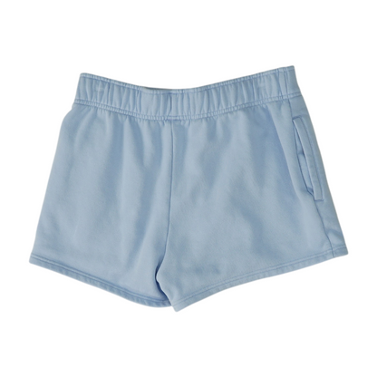 Blue Solid Active Shorts