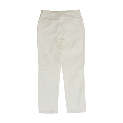 White Straight Jeans