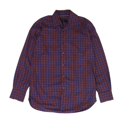 Blue Check Long Sleeve Button Down
