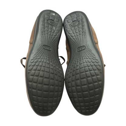 Brown Lace-Up Casual Shoes