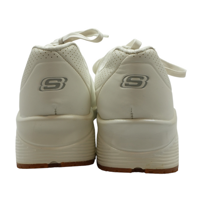 White Low-Top Athletic Shoes