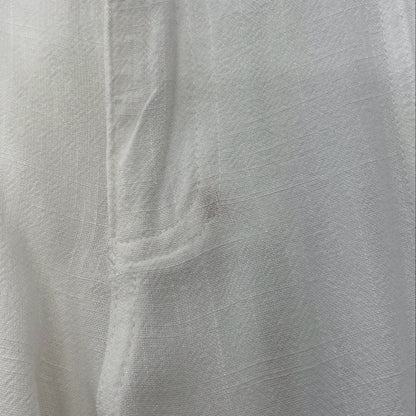 White Casual Relaxed Pants