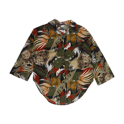 Vintage Printed Button Down