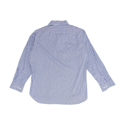 Burgundy Check Long Sleeve Button Down
