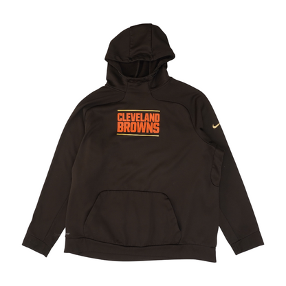 Brown Cleveland Browns Solid Hoodie Pullover