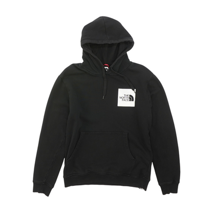 Black Solid Hoodie Pullover
