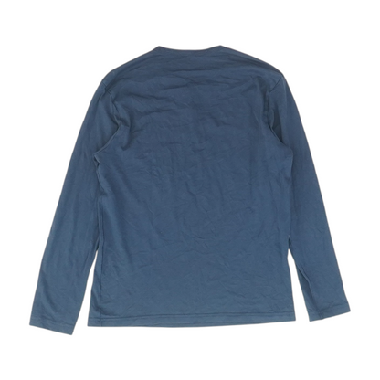 Navy Solid Henley T-Shirt