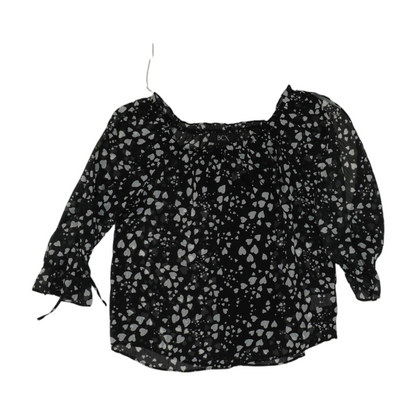 Black Hearts Blouse